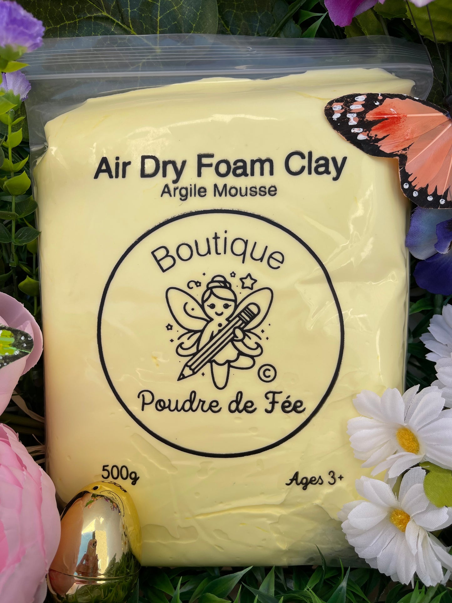 Banana Fluff Firm Clay 500g