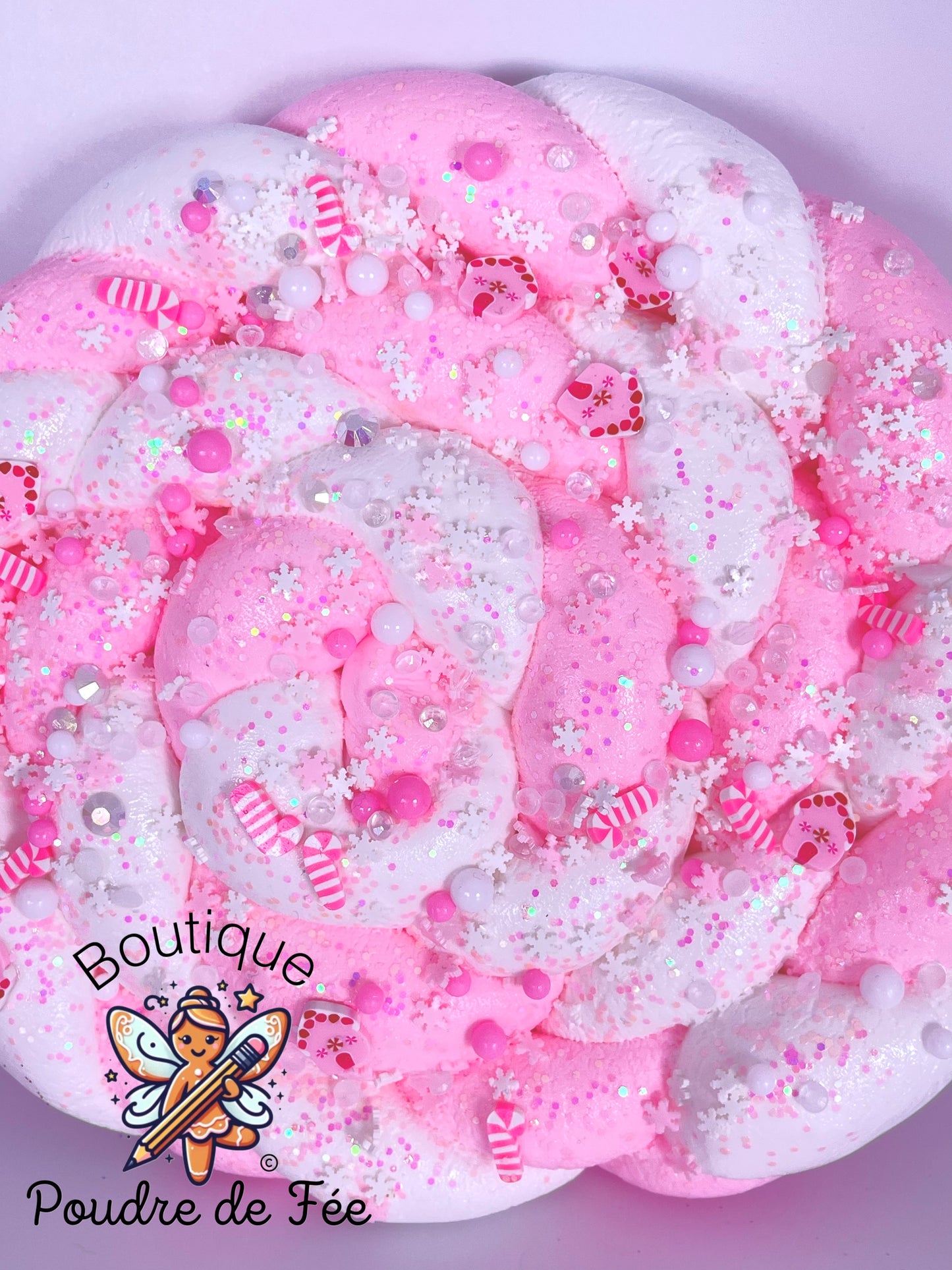 Pink Gingerbread House Fake sprinkle Mix 5.1oz Bottle