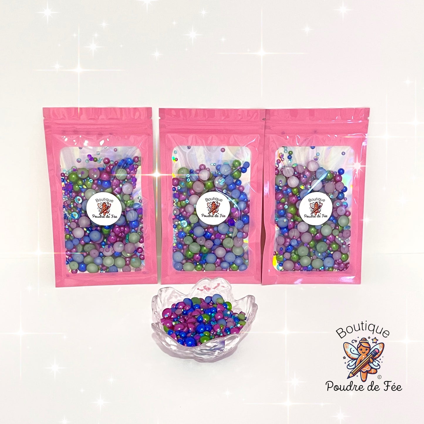 Pearls & Rhinestones Peacock 1.06oz