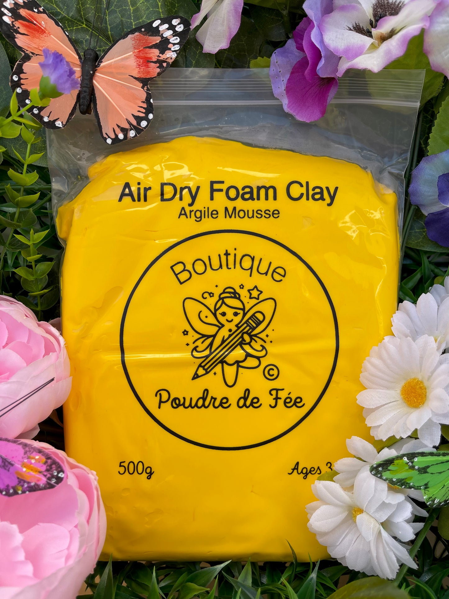 Jelly Bean Yellow Firm Clay 500g