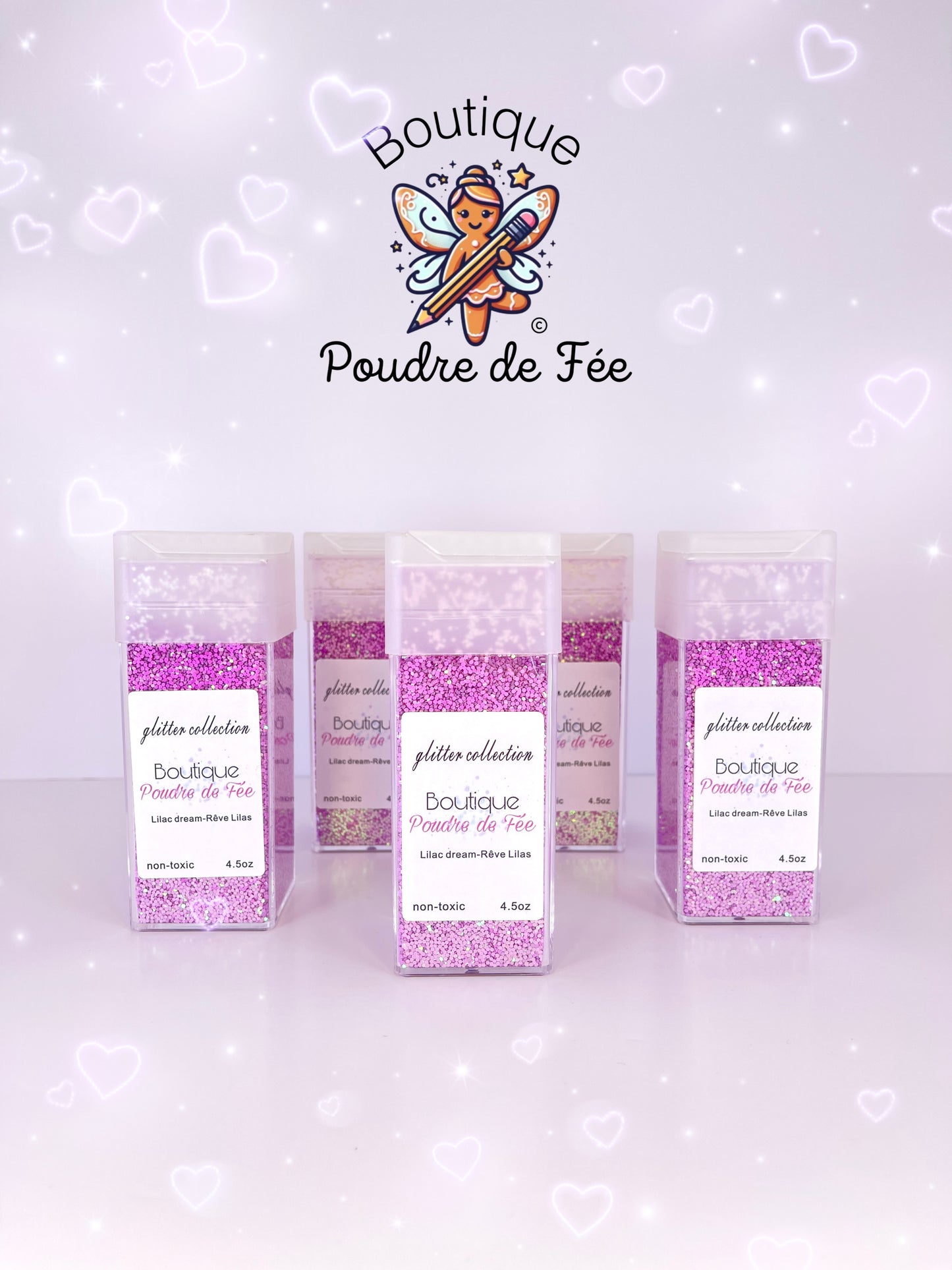 Lilac Dream Chunky Glitter 4.5oz Bottle