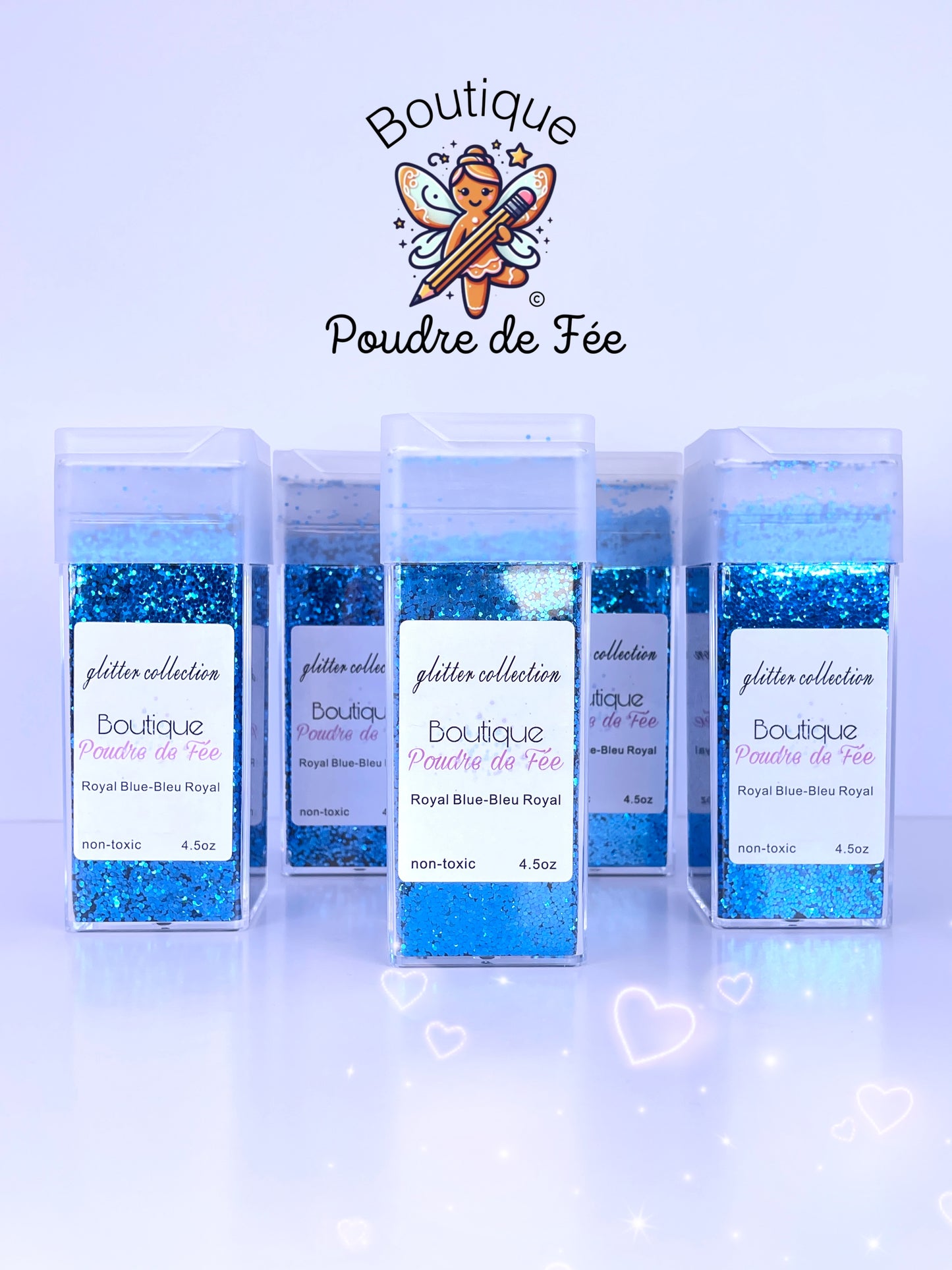 Royal Blue Chunky Glitter 4.5oz Bottle