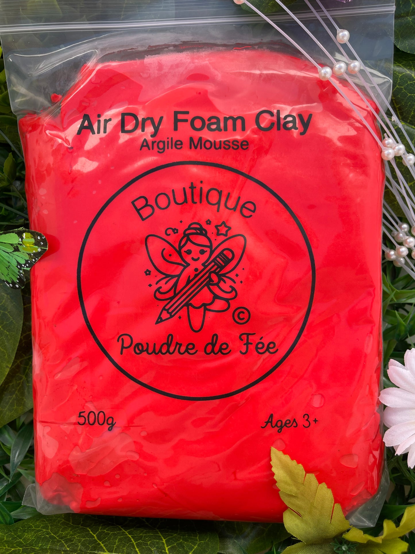 Candy Apple Red Firm Clay 500g