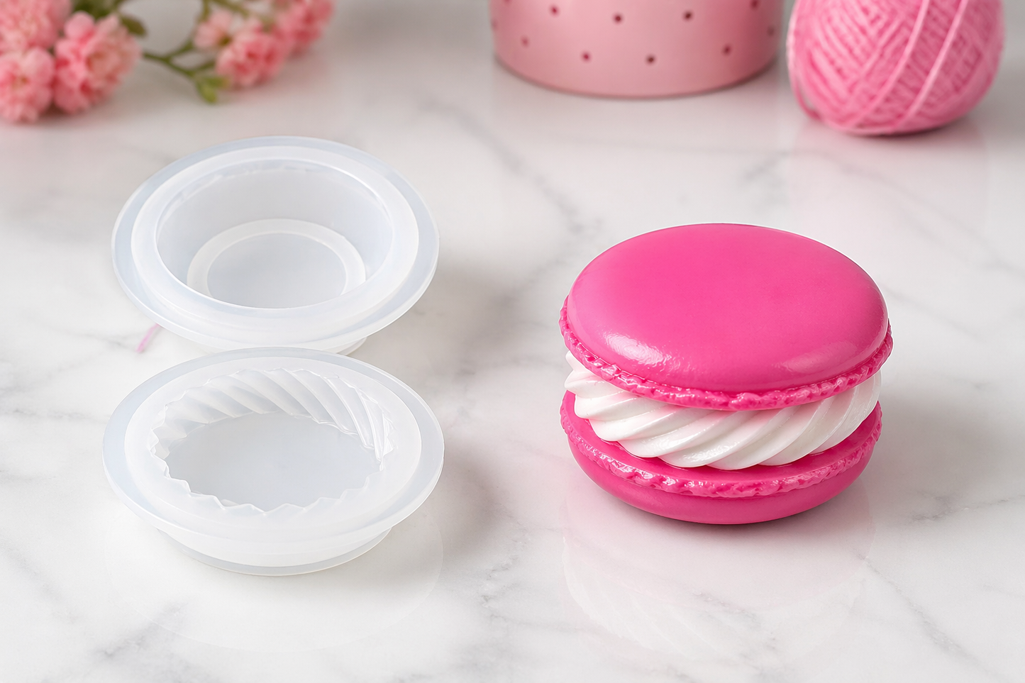 Macaron Shape Silicone Mold set