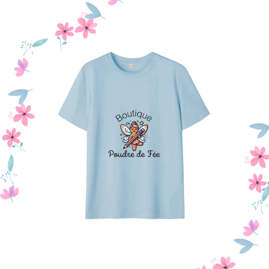 Boutique Poudre de Fée Soft T-shirt Pale Blue