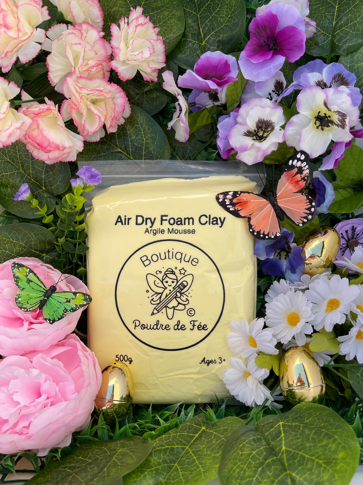 Banana Fluff Firm Clay 500g