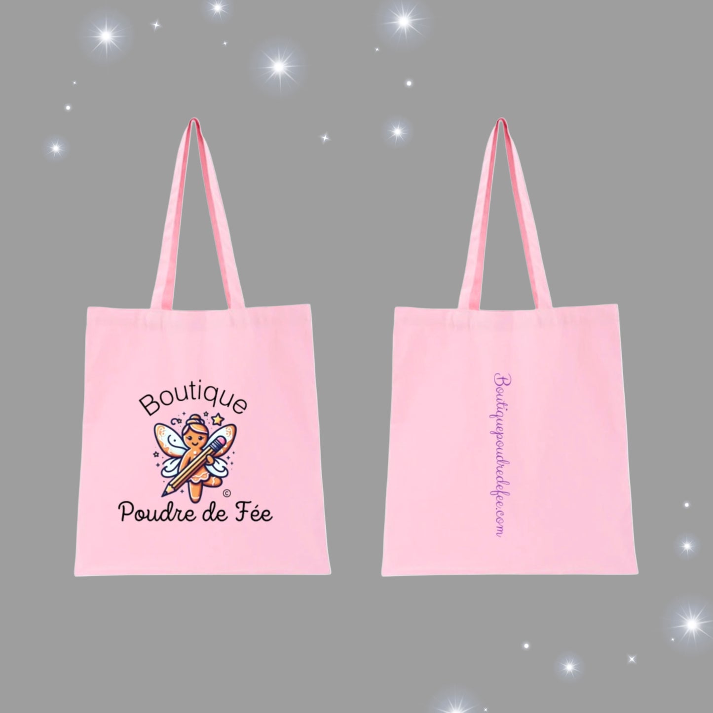 Boutique Poudre de Fée Pink Tote Bag