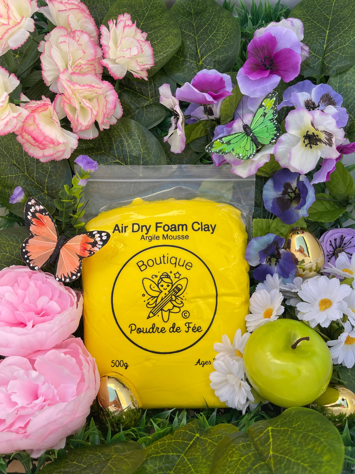 Canary Bird Yellow Firm Clay 500g