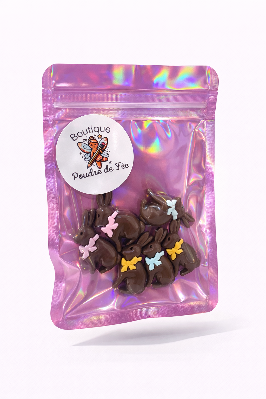 Chocolate Bunnies mix, 6pcs