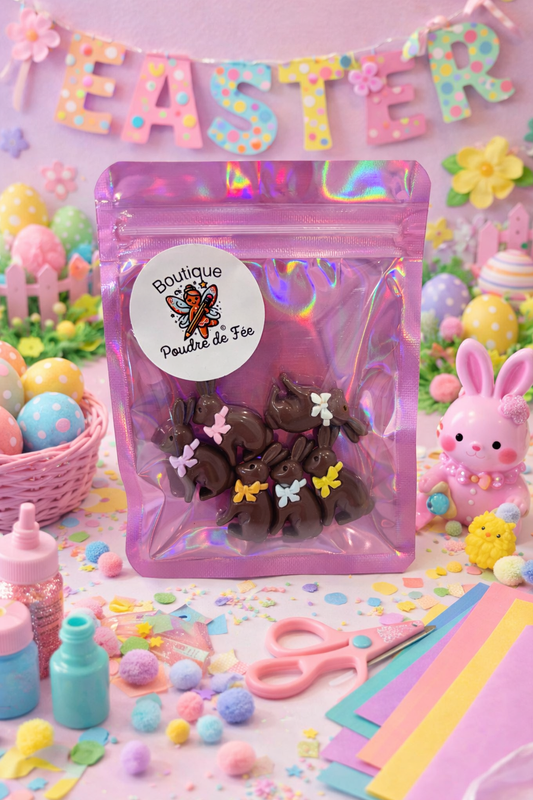 Chocolate Bunnies mix, 6pcs