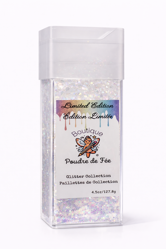White Twinkle Queen of Sparkle Chunky Mix Glitter 4.5oz