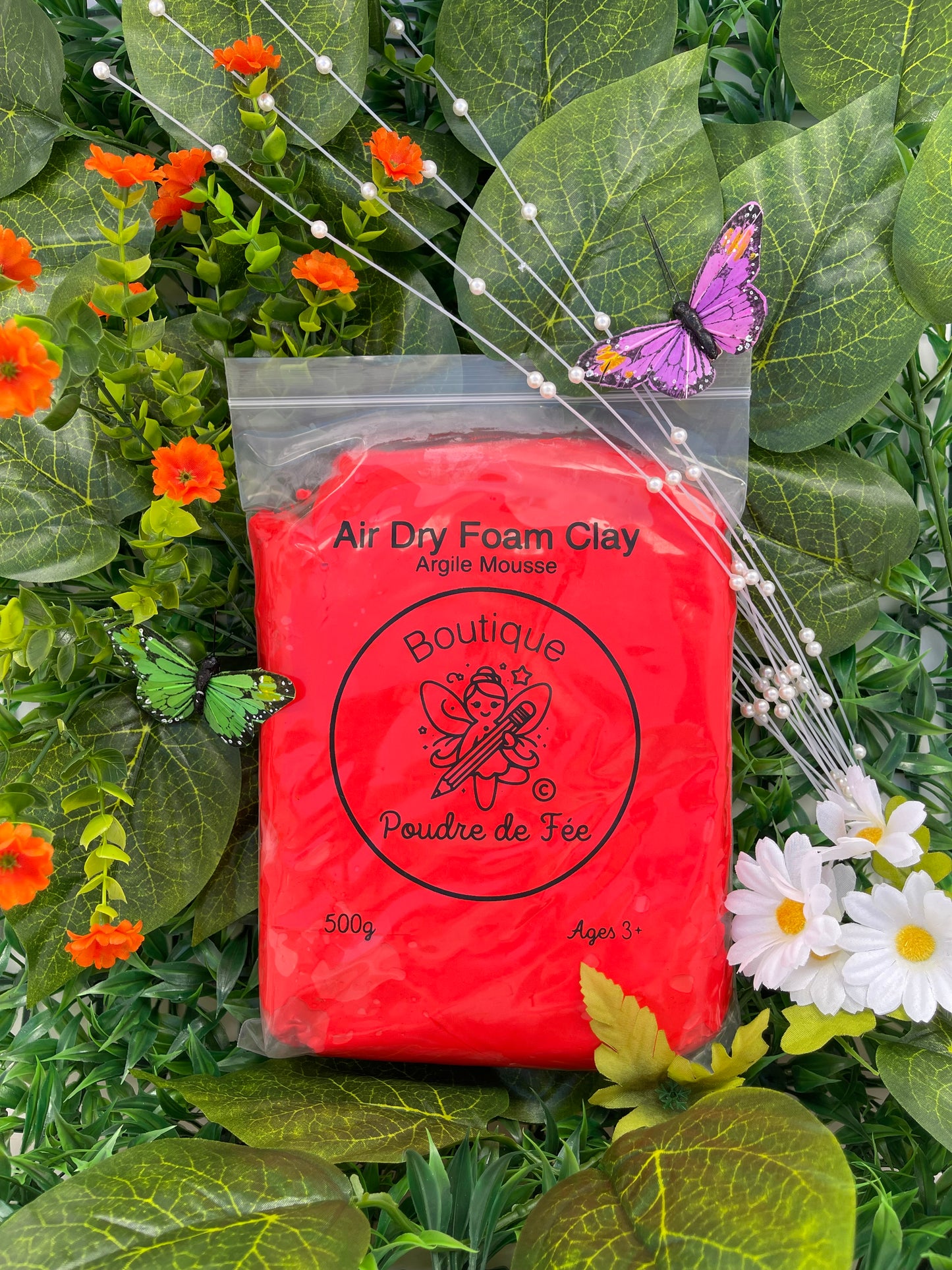 Candy Apple Red Firm Clay 500g