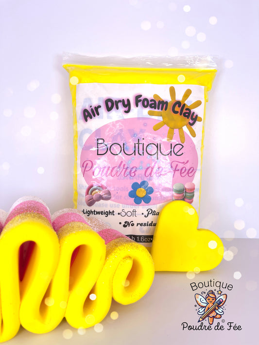 Yellow Foam Clay 500g