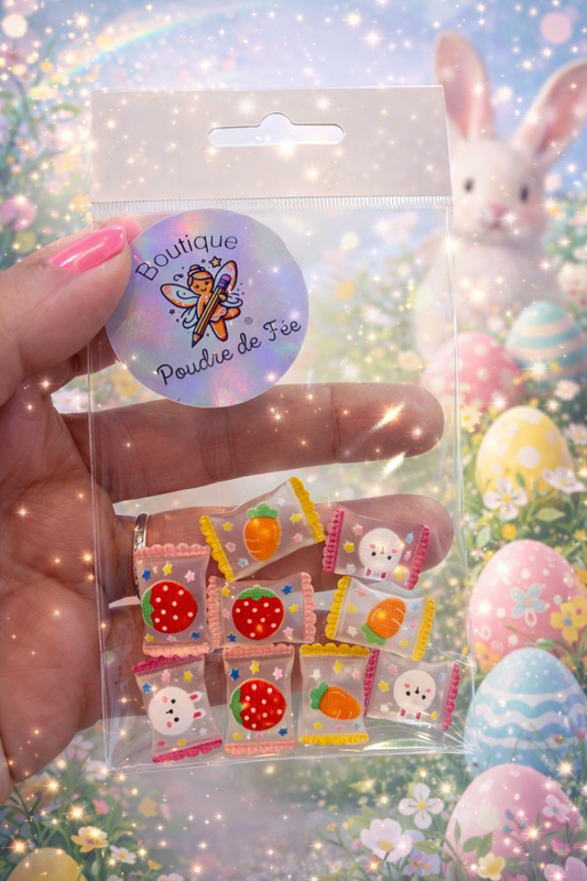 Easter Bunny Candy Wraps, 9pcs