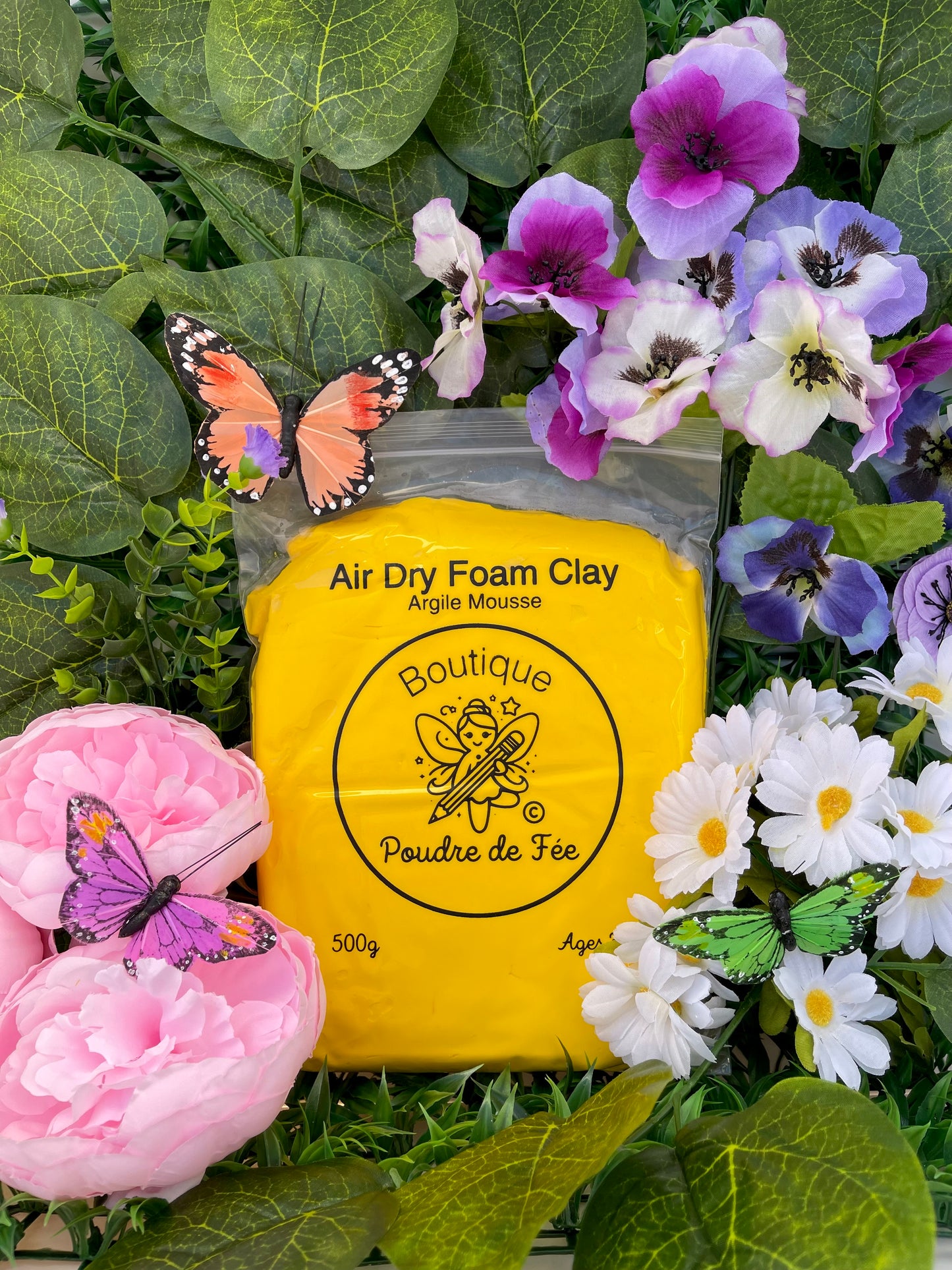 Jelly Bean Yellow Firm Clay 500g