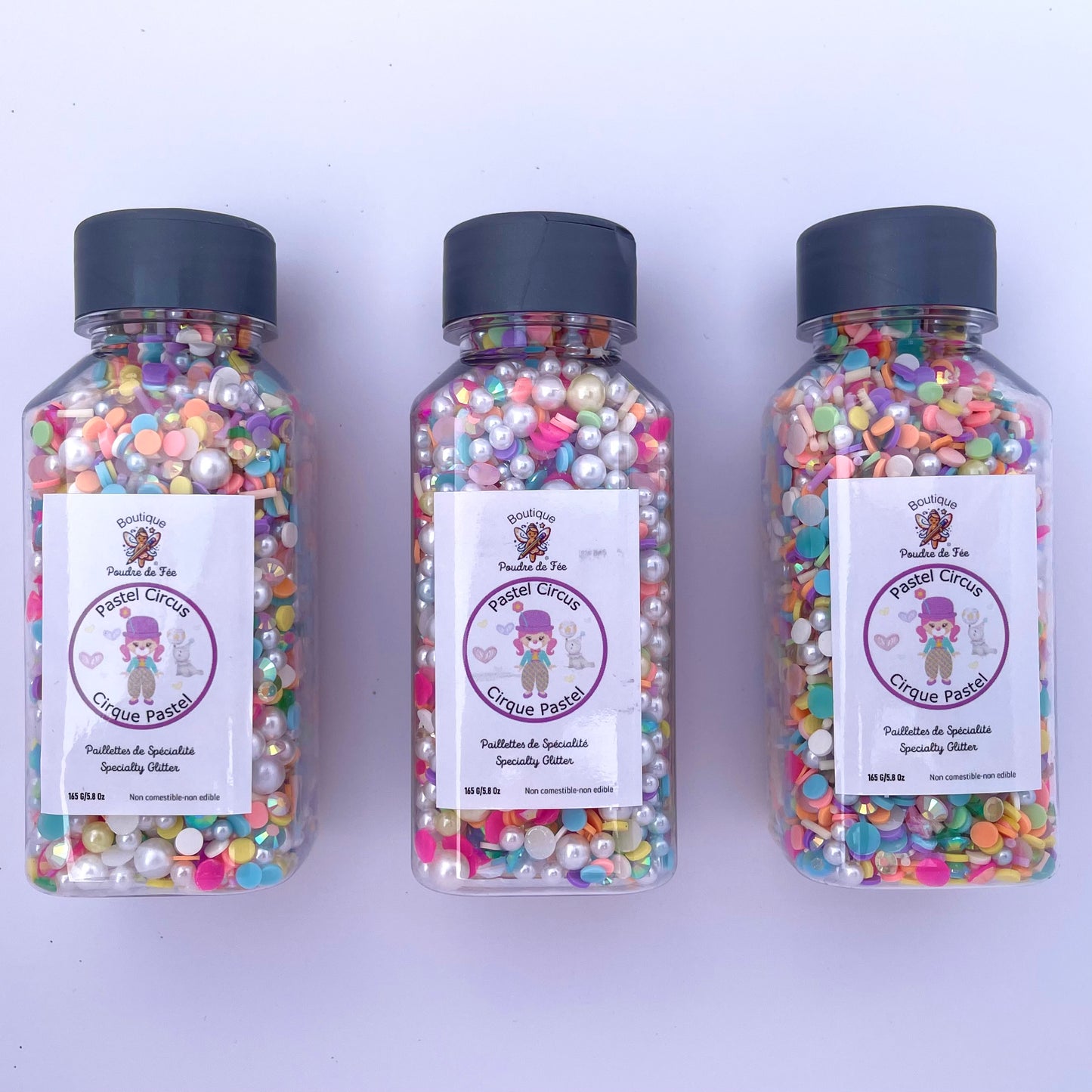 Pastel Circus Fake Sprinkles 5.8oz