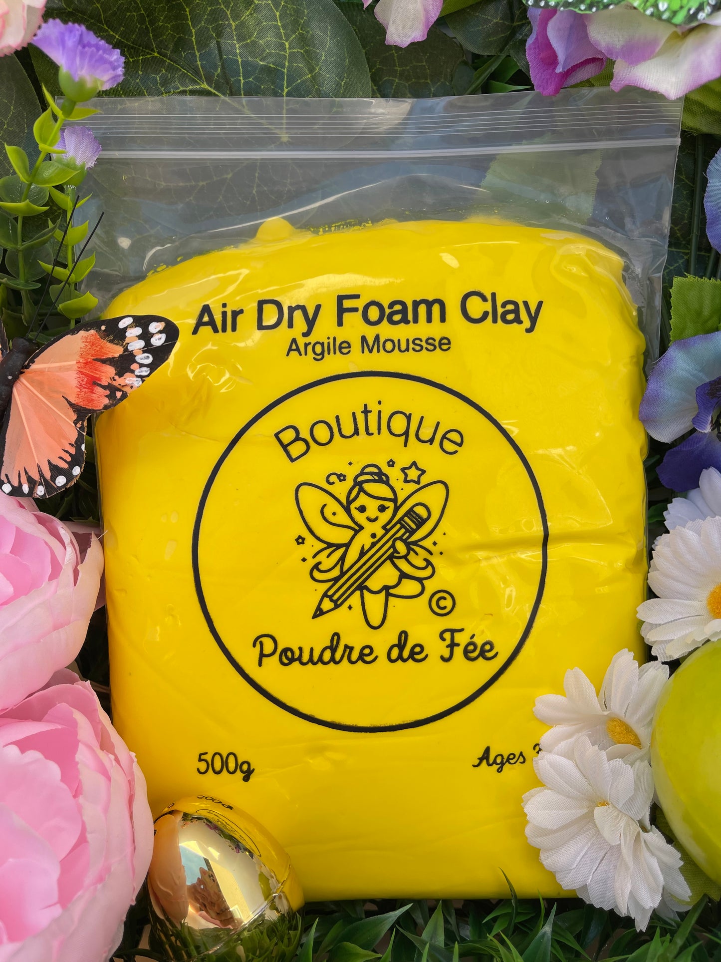 Canary Bird Yellow Firm Clay 500g