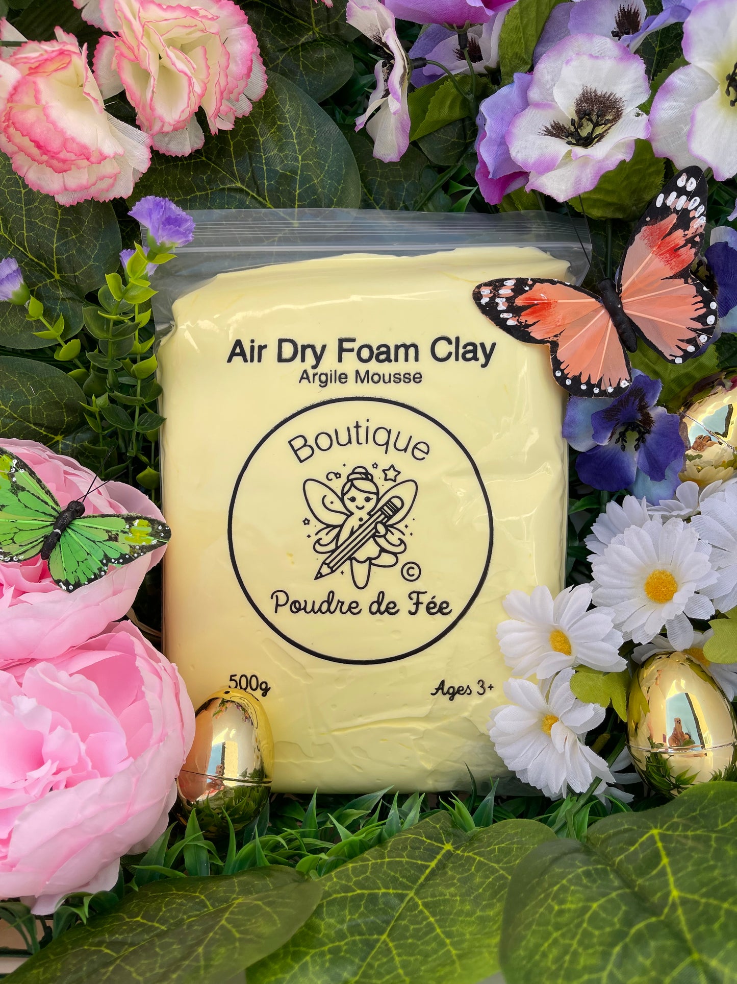 Banana Fluff Firm Clay 500g