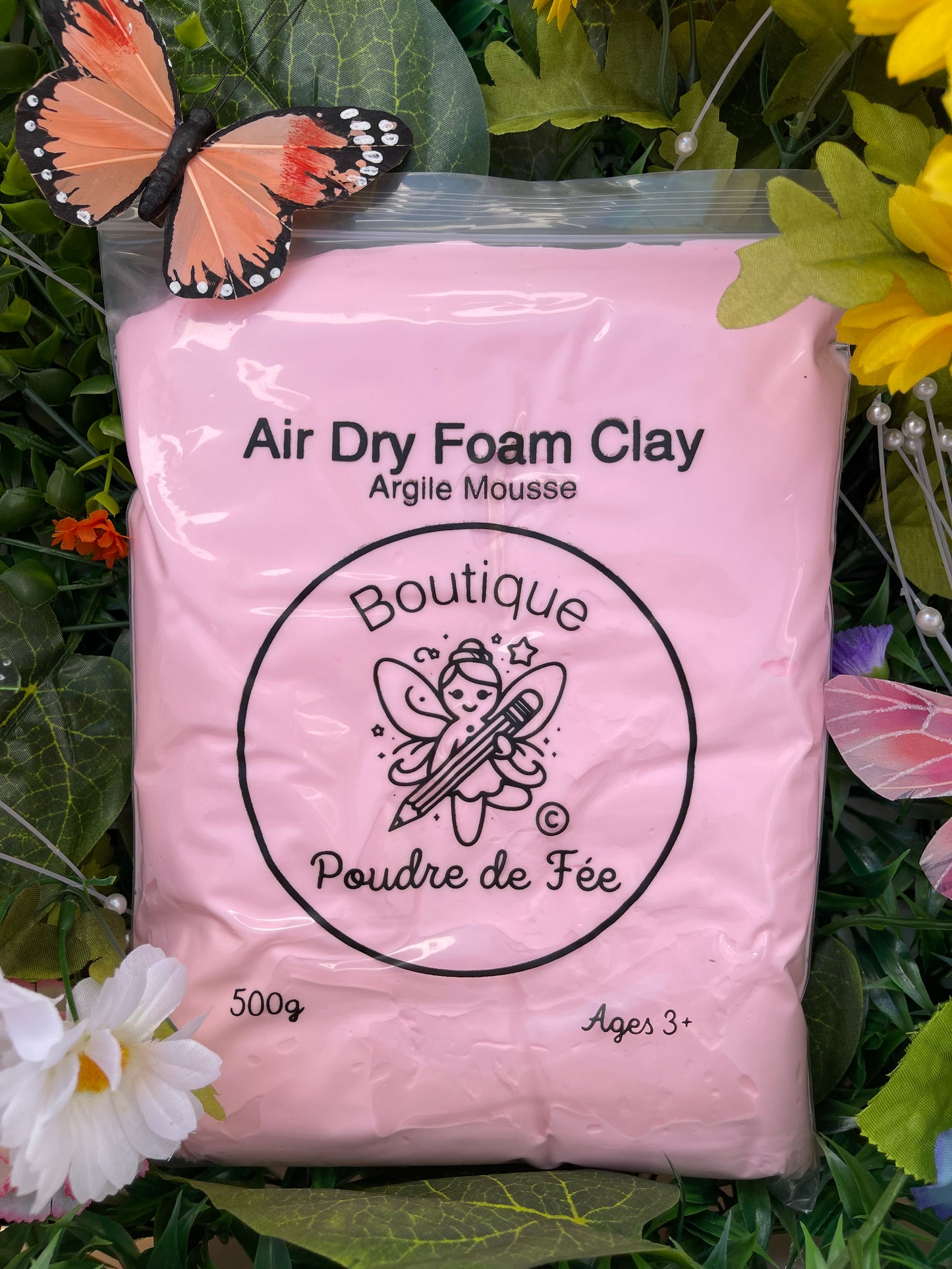 Cotton Candy Pink Firm Clay 500g