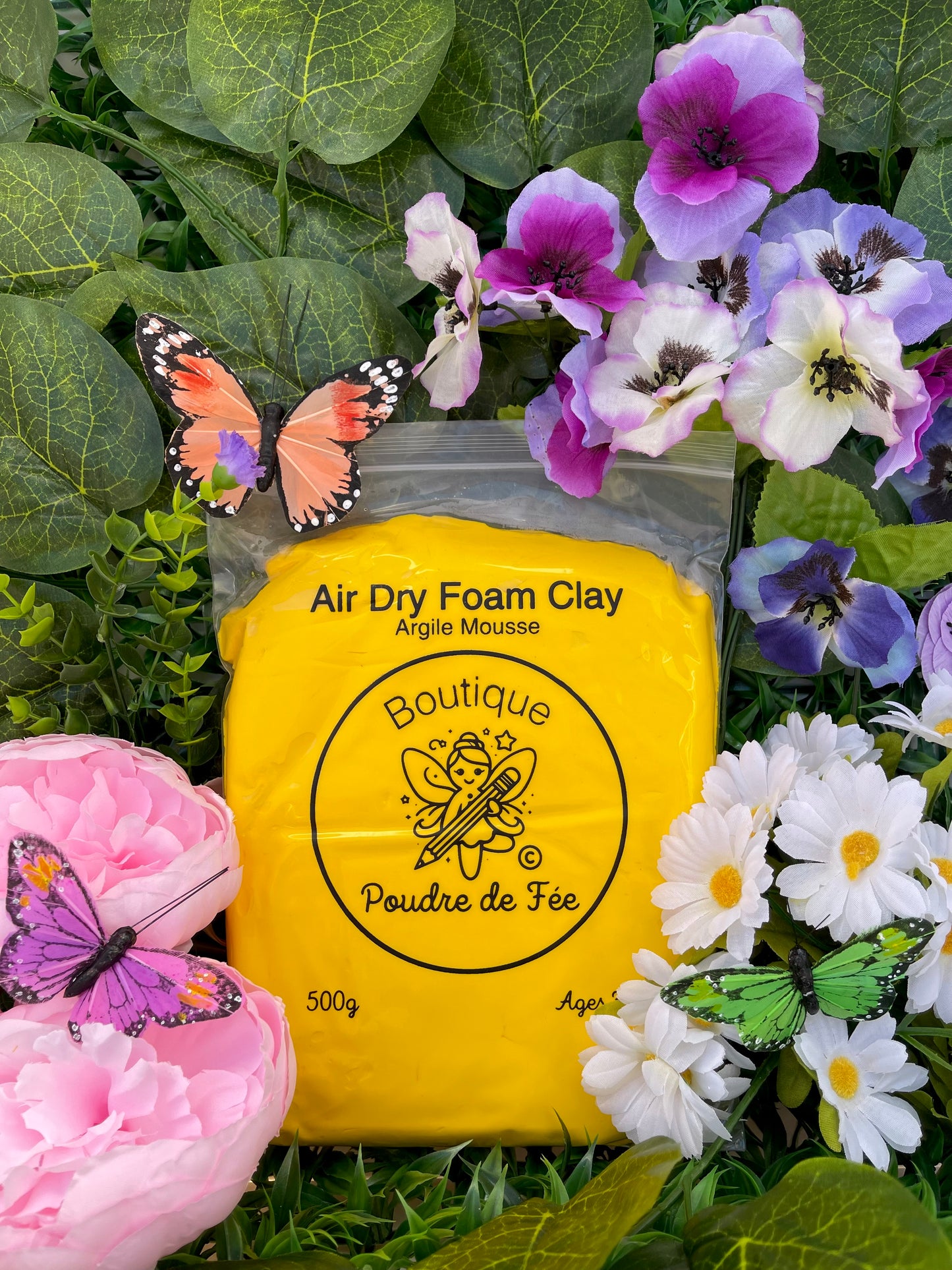 Jelly Bean Yellow Firm Clay 500g
