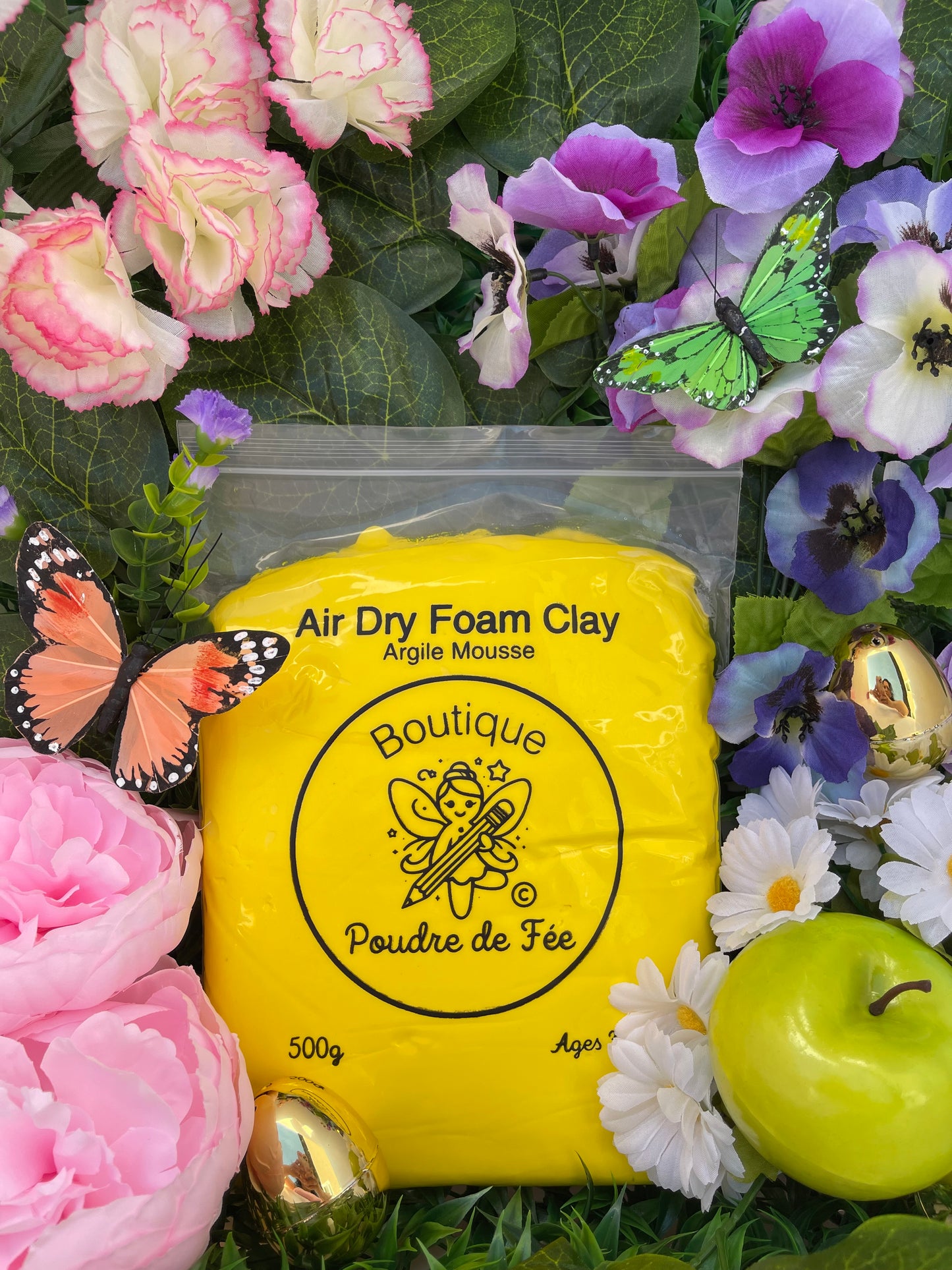 Canary Bird Yellow Firm Clay 500g